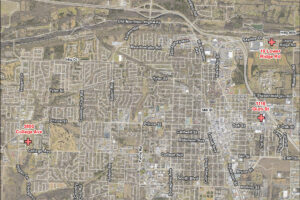City of Conway warming center map